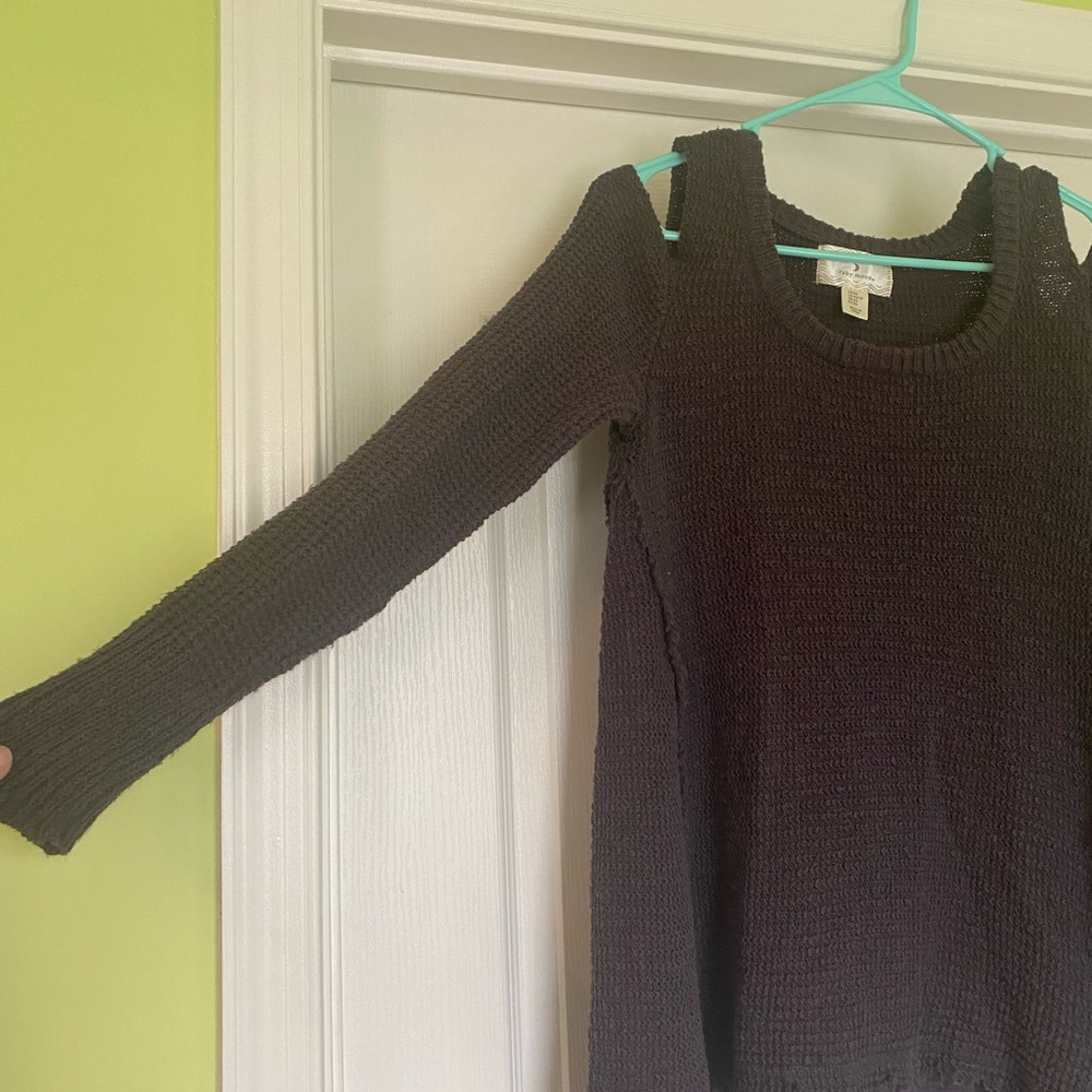 Anthropology Ruby Moon Cold Shoulder Sweater - image 3